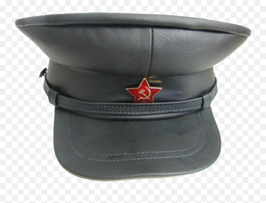 Russianrevolution Leather Vinyl Hat - Transparent Background Soviet Hat Png,Soviet Hat Transparent