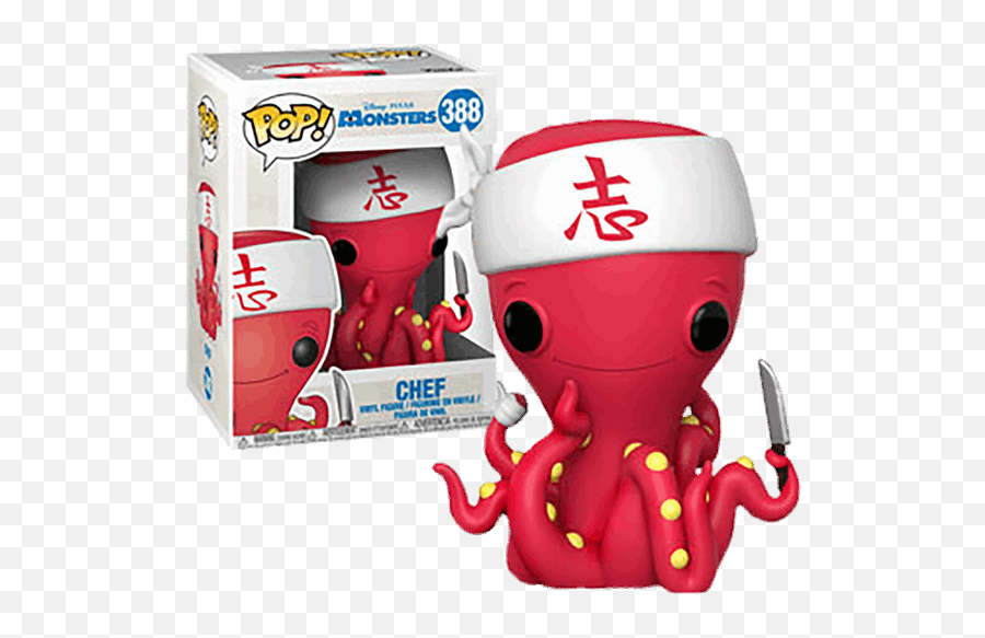 Disney - Monsters Inc Chef Pop Vinyl Figure Funko Pop Disney Pixar Png,Monster Inc Png