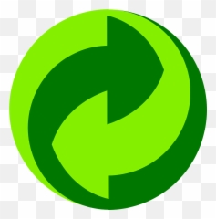 Recycle Reuse Green - Dot Symbol png