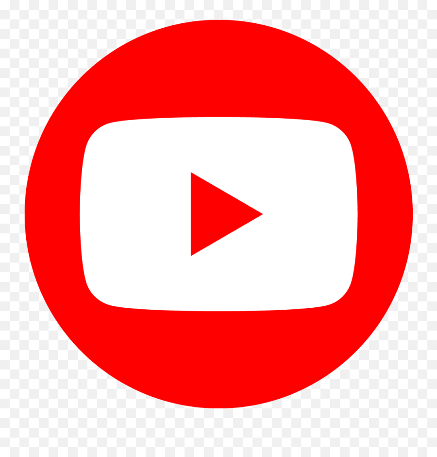 Youtube Red Circle - Youtube Logo Round Png,Youtube Logo Image