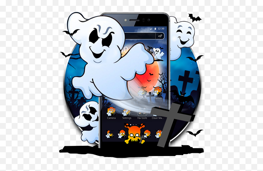Cute Halloween Ghost Theme Apk 112 - Download Apk Latest Smartphone Png,Cute Halloween Icon