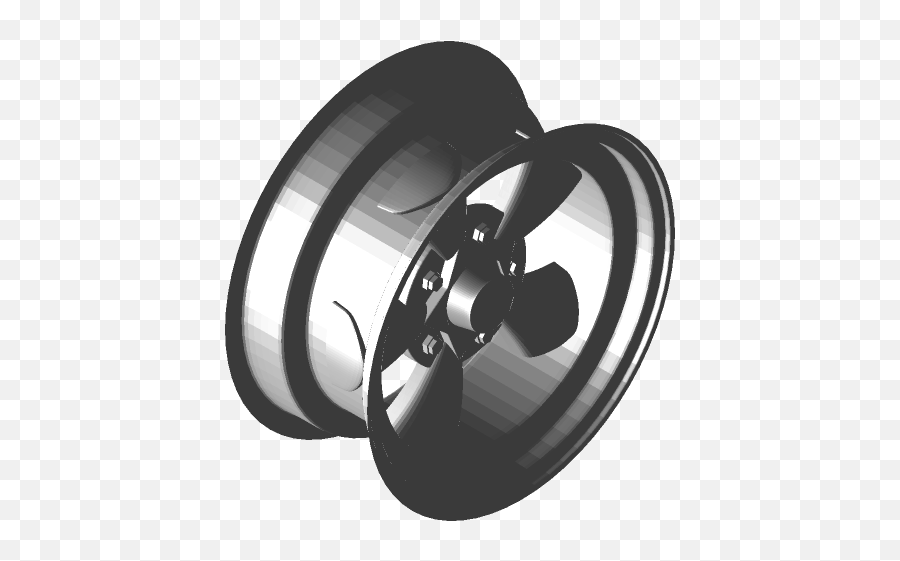 American Racing Torque Thrust D 3d Cad Model Library - Rim Png,Thrust Icon