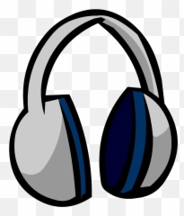 Download Blue Headphones Icon Png Image With No - Club Penguin Headphones,Headphones Icon Png