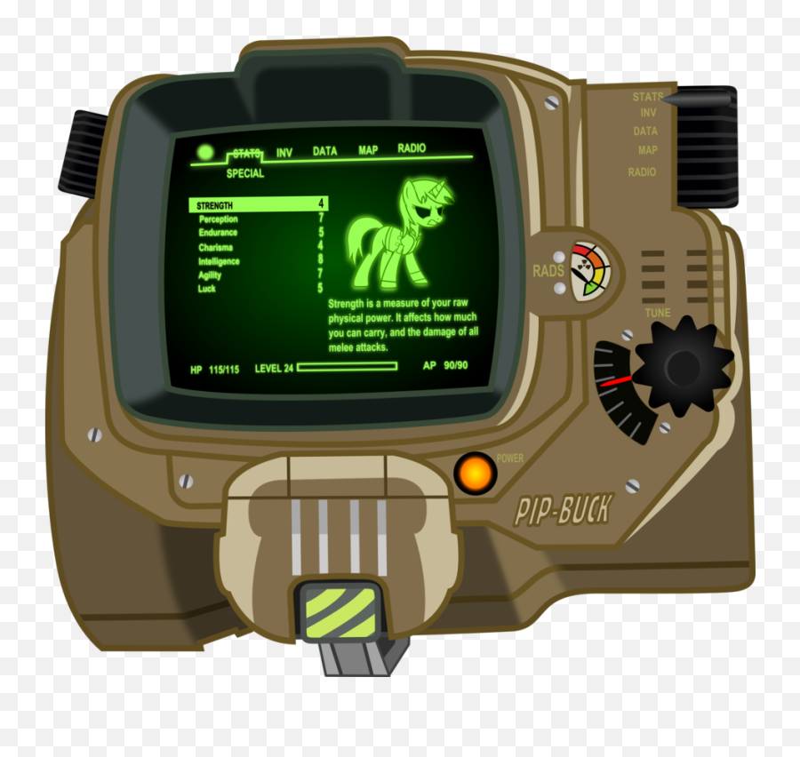 Fallout Equestria Weapons And Pip Boy - Pip Boy Fallout Equestria Png,Pip Boy Png