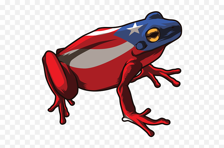 Puerto Rico Frog Coqui Proud Boricua - Flag Coqui Puerto Rico Png,Puerto Rico Flag Png