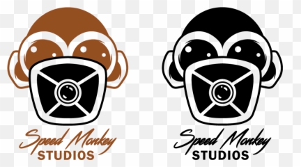 Elegant Playful Movie Logo Design For Speed Monkey Studios - Speed Monkey Studios Png,Mankey Png