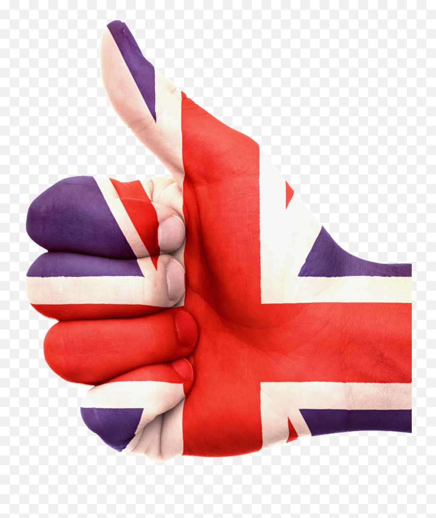 Download Hd British Flag Thumbs Up Transparent Png Image - British Flag Thumbs Up,British Flag Png