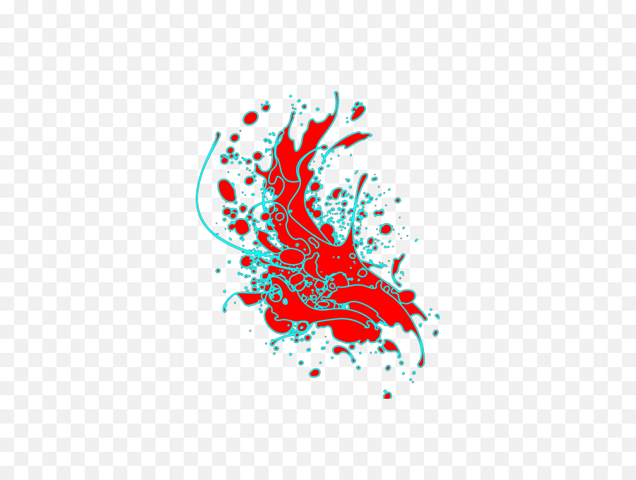 Red Blue Splat Png Svg Clip Art For Web - Download Clip Art Purple Paint Splatter Png,Red Design Png