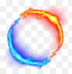 Fire And Ice Png Transparent Cartoon - Jingfm Dragon