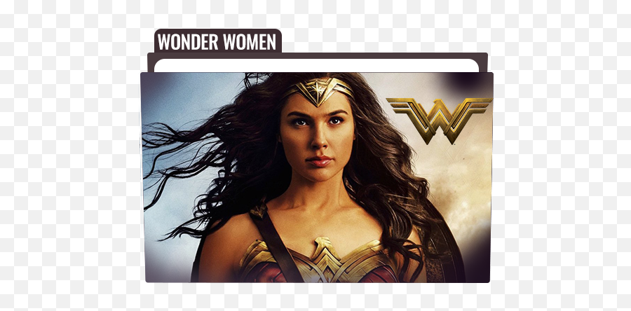Wonder Woman Elegance Folder Icon Free Download - Designbust Wonder Woman Second Movie Png,Wonder Woman Logo No Background