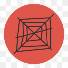File Creative Tail Halloween Spider Web Png Icon Svg - Line Drawing