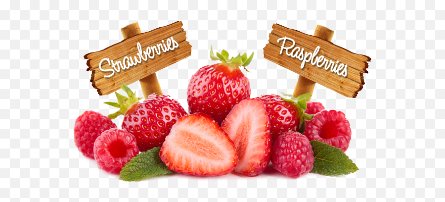 Httpwwwdanescastlefruitfarmie 2015 - 0325t08405200 Strawberry And Raspberry Png,Raspberries Png
