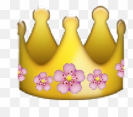 Monkey Emoji With Flower Crown Png - Png 498634 Source Transparent Iphone Crown Emoji
