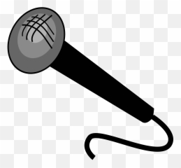 Clipart Transparent Background - Microphone Art png