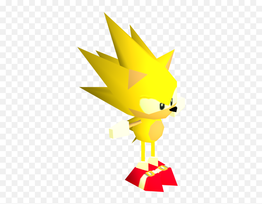 Pc Computer - Sonic R Super Sonic The Models Resource Sonic R Super Sonic Png,Super Sonic Png