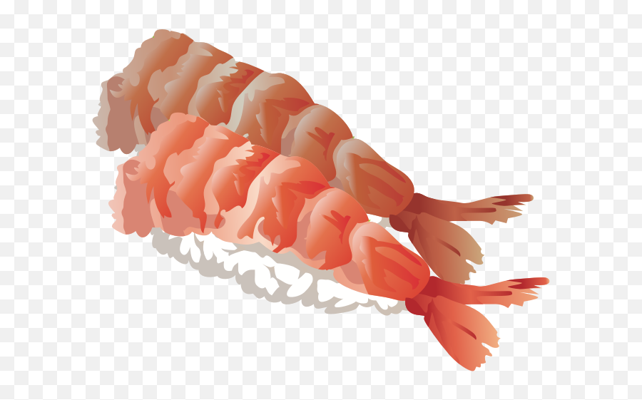 Shrimp Sushi Clip Art - Shrimp Sushi Clipart Png,Sushi Clipart Png