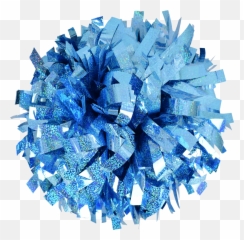 Metallic Holographic Light Blue 6 Pom - Origami Png,Pom Pom Png