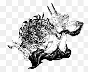 Smartphone Game By Chrono Trigger - Yoshitaka Amano Final Fantasy Title Art Png,Chrono Trigger Logo