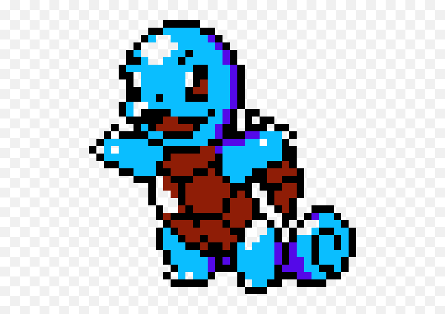 Squirtle Pixel Art Maker - Pixel Squirtle Png,Squirtle Png