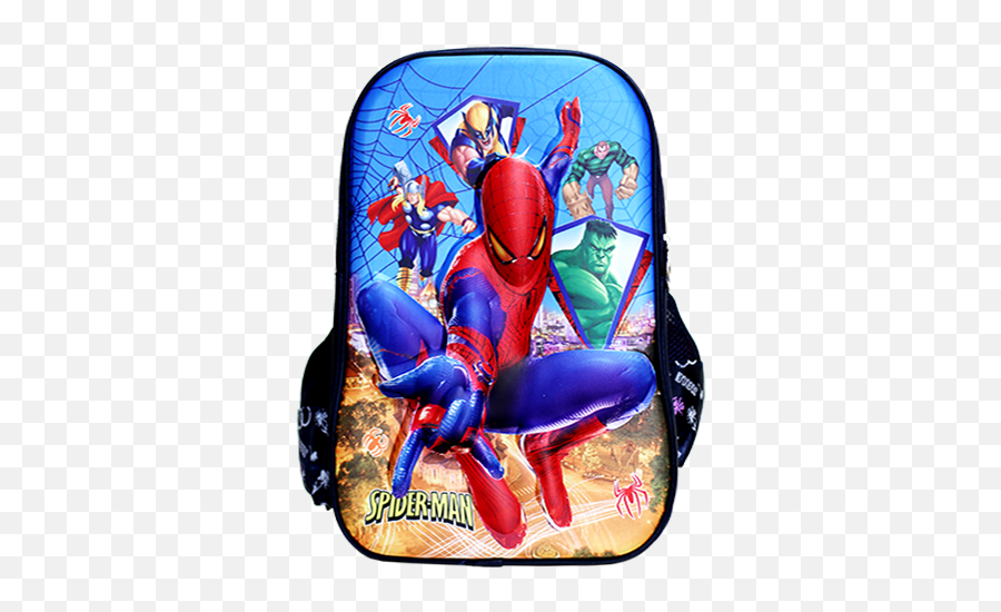 Spiderman Cartoon Backpack Png