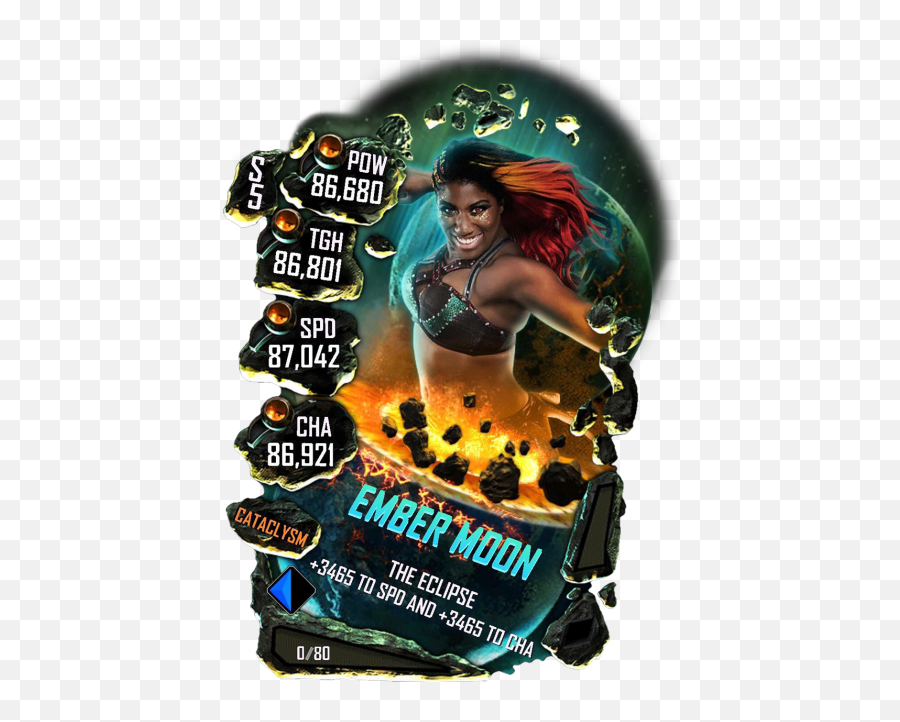 Ember Moon - Wwe Supercard Lacey Evans Png,Ember Moon Png
