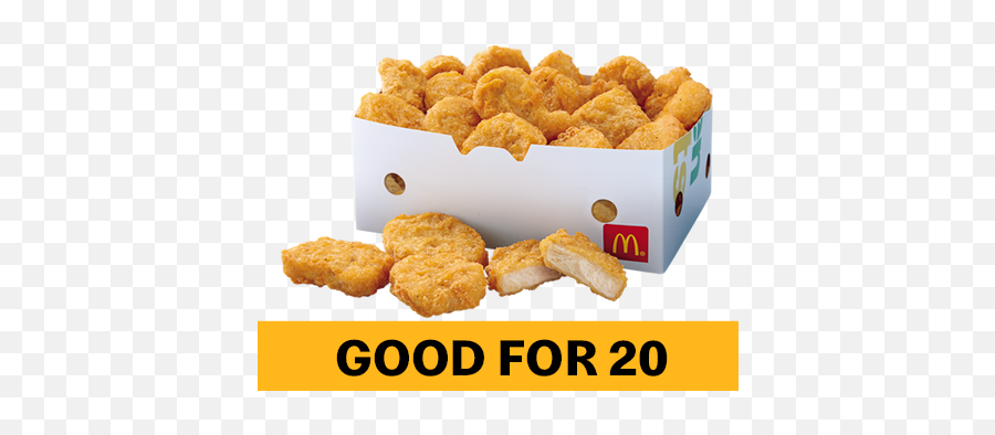 Mcdonalds Delivery - Mcdo Chicken Nuggets Png,Chicken Nugget Png