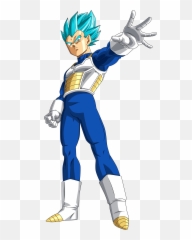 Vegeta Super Saiyan Blue Sticks Arm Out - Png