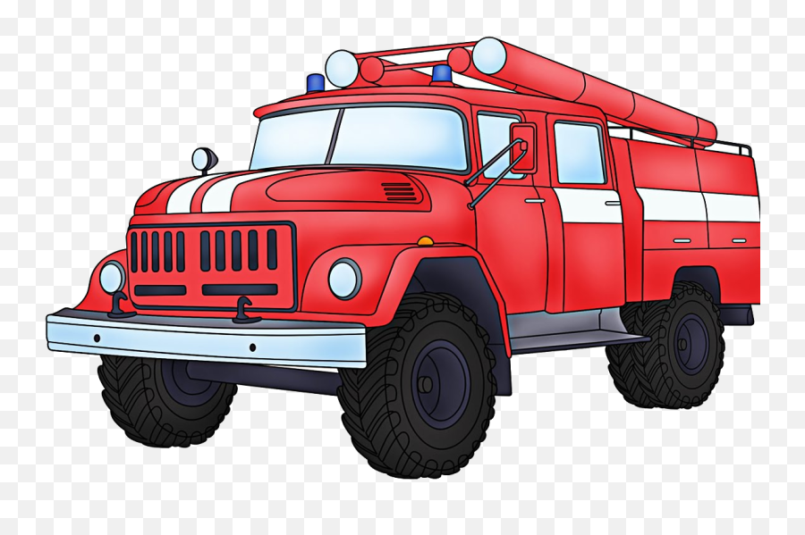 Fire Truck - Truck Clipart Transparent Background Png,Firetruck Png