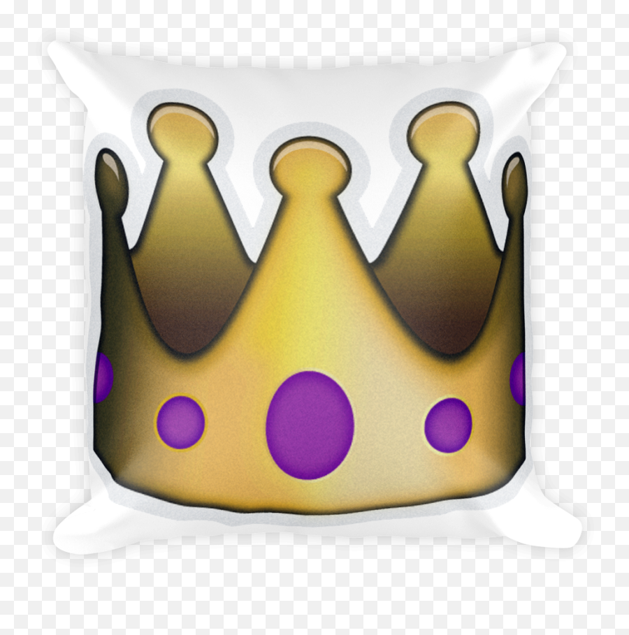 Crown Emoji Png - Transparent Crown Emoji Png,Pillow Transparent Background