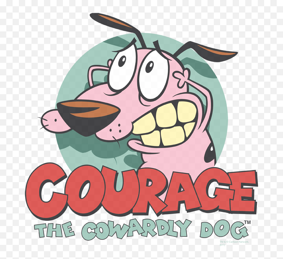 Cowardly Dog Courage Juniors T - Courage The Cowardly Dog Logo Png,Courage The Cowardly Dog Png
