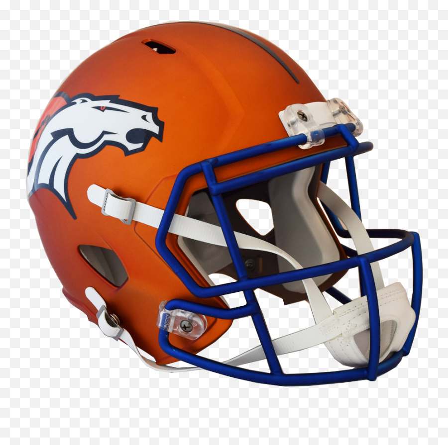 Download Riddell Deluxe Replica Helmet Blaze - Riddell Denver Broncos Png,Denver Broncos Png