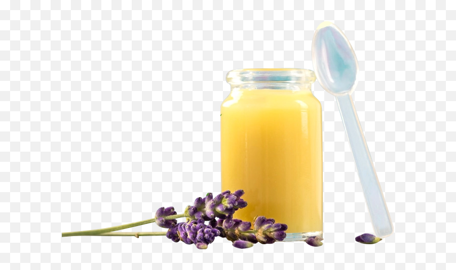 Png Food Royal Jar Jelly Yellow Glass - Royal Jelly Jar Transparent Background,Jelly Jar Png