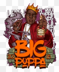 Biggie Smalls Transparent Poster - Cartoon Pictures Of Biggie Png,Biggie Smalls Png