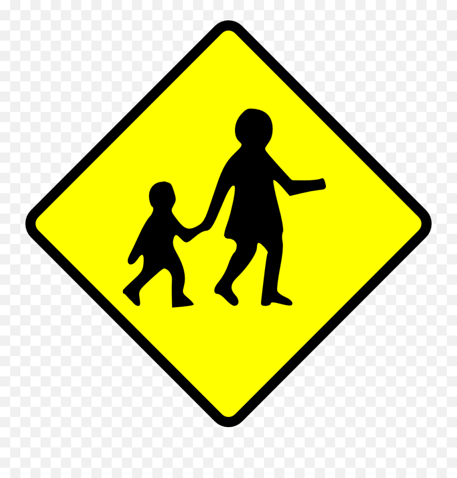Picture - Pedestrian Crossing Sign Clipart Png,Pedestrian Png