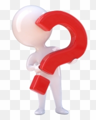 3d Question Mark Man - Person Holding A Question Mark Png,3d Question Mark Png