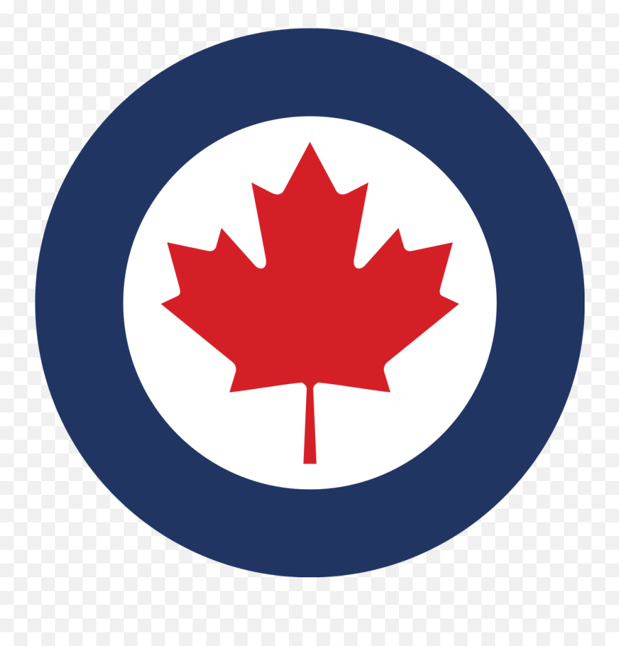 Fileroundel Of Canadasvg - Wikimedia Commons Canadian Air Force Roundel Png,Red Leaf Logo