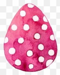 Rose Red Dot Egg - Girly png