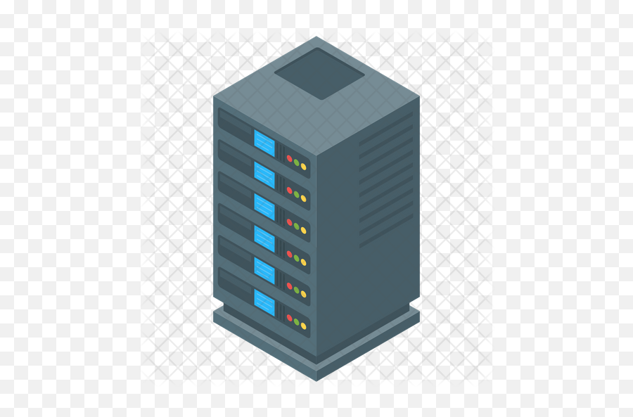 Data Storage Server Icon Of Isometric - Vertical Png,Storage Png