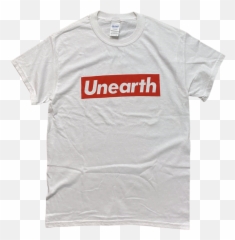 Unearth Logo Tee - Short Sleeve Png,Supreme Logo Transparent