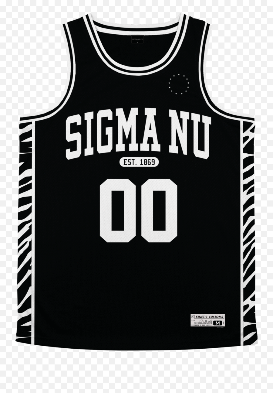 Sigma Nu - Zebra Flex Basketball Jersey Jersey Png,Nu'est Logo