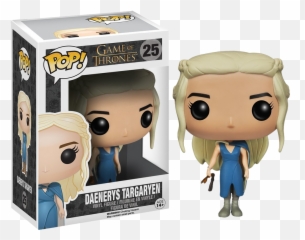 Game Of Thrones - Daenerys Targaryen In Blue Dress Pop Vinyl Figure Funko Pop Daenerys Png,Daenerys Png