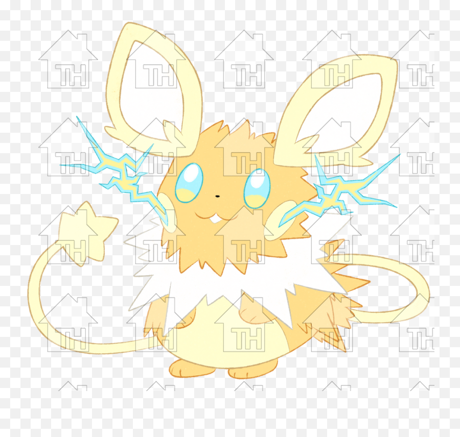 Dedennejolteon Fusion - Fictional Character Png,Jolteon Transparent