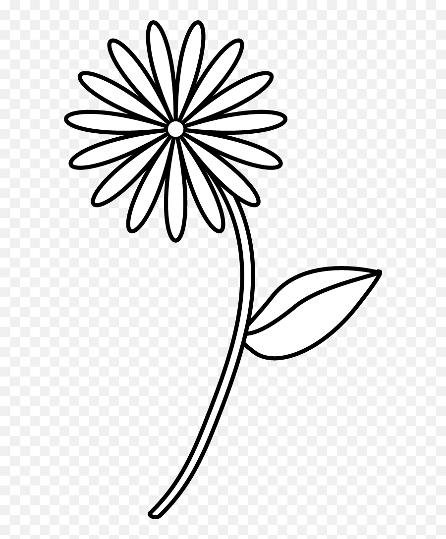 26 Stem Clipart Simple Flower Free Clip Art Stock - Simple Sketch Of Flower Png,Simple Flower Png