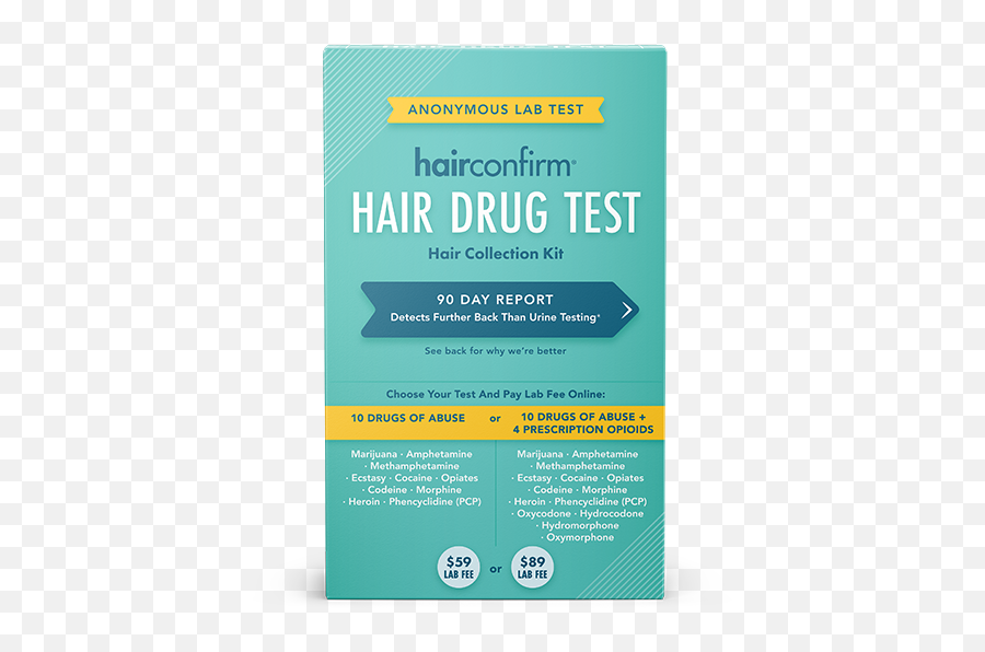 Hairconfirm Hair Collection Kit Home Drug Test For Parents - Hair Drug Test Box Png,Icon Hair Collection