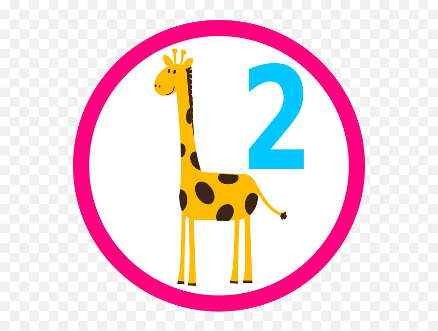 Download How To Set Use Giraffe Cupcake Topper 3 Icon Png - Topper Jerapah,Giraffe Icon