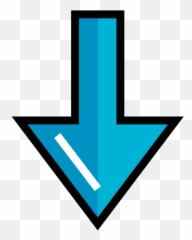 Down Arrow Download Png Icon - Clip Art