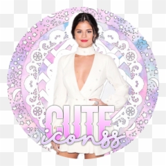 Selena Selenagomez Icon Icons Edit - Plain With Perforations png
