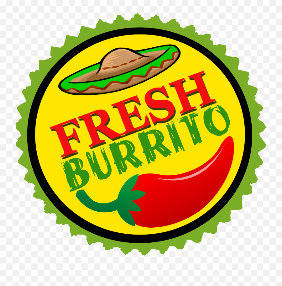 Fresh Burrito Mexican Grill Clipart - Full Size Clipart Adobo Fresh Burrito Logo Png,Icon Mexican Helmet