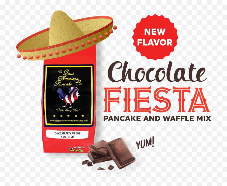 Fiesta - The Great American Pancake Co Chocolate Png,Fiesta Png