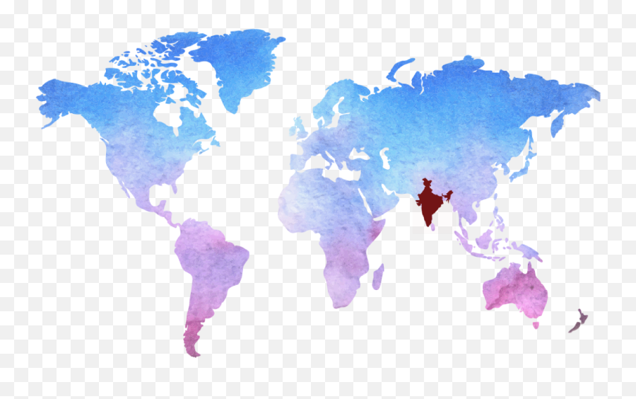 Merino Services Limited Global Presence Mission Vission - Map Of Europe Middle East And Asia Pacific Png,India Map Icon